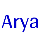 Arya フォント