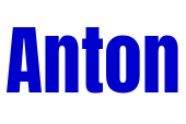 Anton フォント