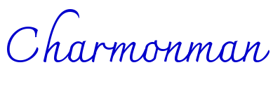 Charmonman フォント