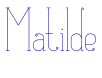Matilde フォント